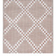 Tapis d'extérieur marron 80x150 cm pp 