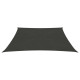 Voile toile d'ombrage parasol 160 g/m² 3/4 x 2 m pehd - Couleur au choix Anthracite