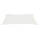 Voile toile d'ombrage parasol 160 g/m² pehd 2,5 x 4 m - Couleur au choix Blanc