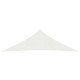 Voile toile d'ombrage parasol 160 g/m² pehd 4 x 4 x 5,8 m - Couleur au choix Blanc
