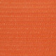 Voile toile d'ombrage parasol 160 g/m² pehd 3,6 x 3,6 m orange helloshop26 02_0009242 