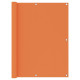 Écran de balcon - 120x600 cm tissu oxford - Couleur au choix Orange