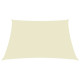 Voile toile d'ombrage parasol tissu oxford rectangulaire 2 x 3 m - Couleur au choix Crème