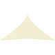 Voile d'ombrage parasol tissu oxford triangulaire 4 x 5 x 5 m - Couleur au choix Crème