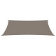 Voile d'ombrage parasol tissu oxford rectangulaire 4 x 7 m - Couleur au choix Taupe