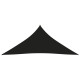 Voile toile d'ombrage parasol tissu oxford triangulaire 4 x 4 x 4 m - Couleur au choix Noir