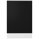 Panneau de lave-vaisselle 45x3x67 cm aggloméré - Couleur au choix Noir