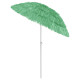Parasol de plage polyester 180 cm vert helloshop26 02_0008391 