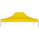 Toit de tente de réception 4x3 m jaune 270 g/m² 