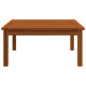Table de salon de jardin 63x63x30 cm bois solide d'acacia 