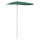 Demi-parasol de jardin avec mât 180x90 cm - Couleur au choix 