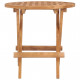 Table pliable de jardin 50x50x50 cm bois de teck solide 