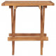 Table pliable de jardin 50x50x50 cm bois de teck solide 