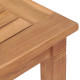 Table à dîner de jardin 85x85x75 cm bois de teck massif 