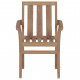Chaises de jardin bois de teck avec coussins - Couleur des coussins et nombre de chaises au choix 