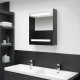 Armoire de salle de bain à miroir led 50x14x60 cm - Couleur au choix Gris brillant