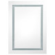 Armoire de salle de bain à miroir led 50 x 13 x 70 cm blanc brillant helloshop26 02_0006580 