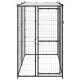 Chenil extérieur cage enclos parc animaux chien d'extérieur pour chiens acier avec toit 110 x 220 x 180 cm  