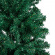Arbre de noël artificiel avec branches épaisses vert 120 cm pvc 
