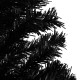 Sapin de noël artificiel avec support noir 120 cm pvc 