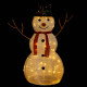  Figurine de bonhomme de neige de Noël à LED Tissu 90 cm 