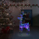  Renne de décoration de Noël 90 LED 60x16x100 cm Acrylique 