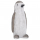 Silhouette de pingouin de noël led acrylique 30 cm 