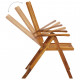 Chaises pliables de jardin 8 pcs bois d'acacia solide 