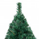  Arbre de Noël artificiel avec LED et boules Vert 180 cm PVC 