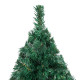 Arbre de Noël artificiel pré-éclairé et boules vert 240 cm - Couleur au choix 