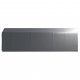 Tente de rangement 300x750 cm acier gris 