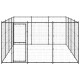Chenil extérieur cage enclos parc animaux chien extérieur acier 14,52 m²  02_0000381 