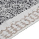 Tapis noir et gris 160x230 cm coton 