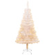 Sapin de noël artificiel pointes iridescentes pvc - Couleur et longueur au choix 