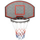 Panneau de basket-ball noir 71x45x2 cm polyéthylène 