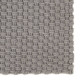 Tapis rectangulaire 120x180 cm coton - Couleur au choix Gris