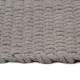 Tapis rectangulaire gris 200x300 cm coton 