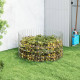 Composteur de jardin acier galvanisé - Dimensions au choix ø100 x 50 cm