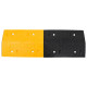 Ralentisseur jaune et noir 97x32,5x4 cm caoutchouc 