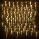 Guirlande lumineuse à glaçons Noël 100 LED blanc acrylique PVC 