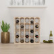 Casier à vin 58,5x33x60,5 cm bois de pin massif 