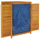 Boîte de rangement de jardin 70x87x104 cm bois massif d'acacia 