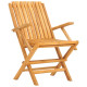 Chaises de jardin pliantes 2 pcs 61x67x90 cm bois massif teck 