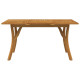 Table de jardin 150x90x75 cm bois d'acacia solide 