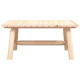 Table basse 90x50x41 cm bois massif d'épicéa 