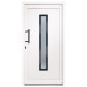 Porte d'entrée blanc 108x208 cm pvc 