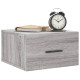 Tables de chevet murales 2 pcs sonoma gris 35x35x20 cm 