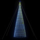  Arbre de Noël lumineux conique 1544 LED bleu 500 cm 