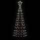Arbre de Noël lumineux avec piquets 220 LED - Couleur d'éclairage et hauteur au choix Blanc froid