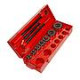Filière manuelle têtes interchangeables 1/2" à 2" en coffret 